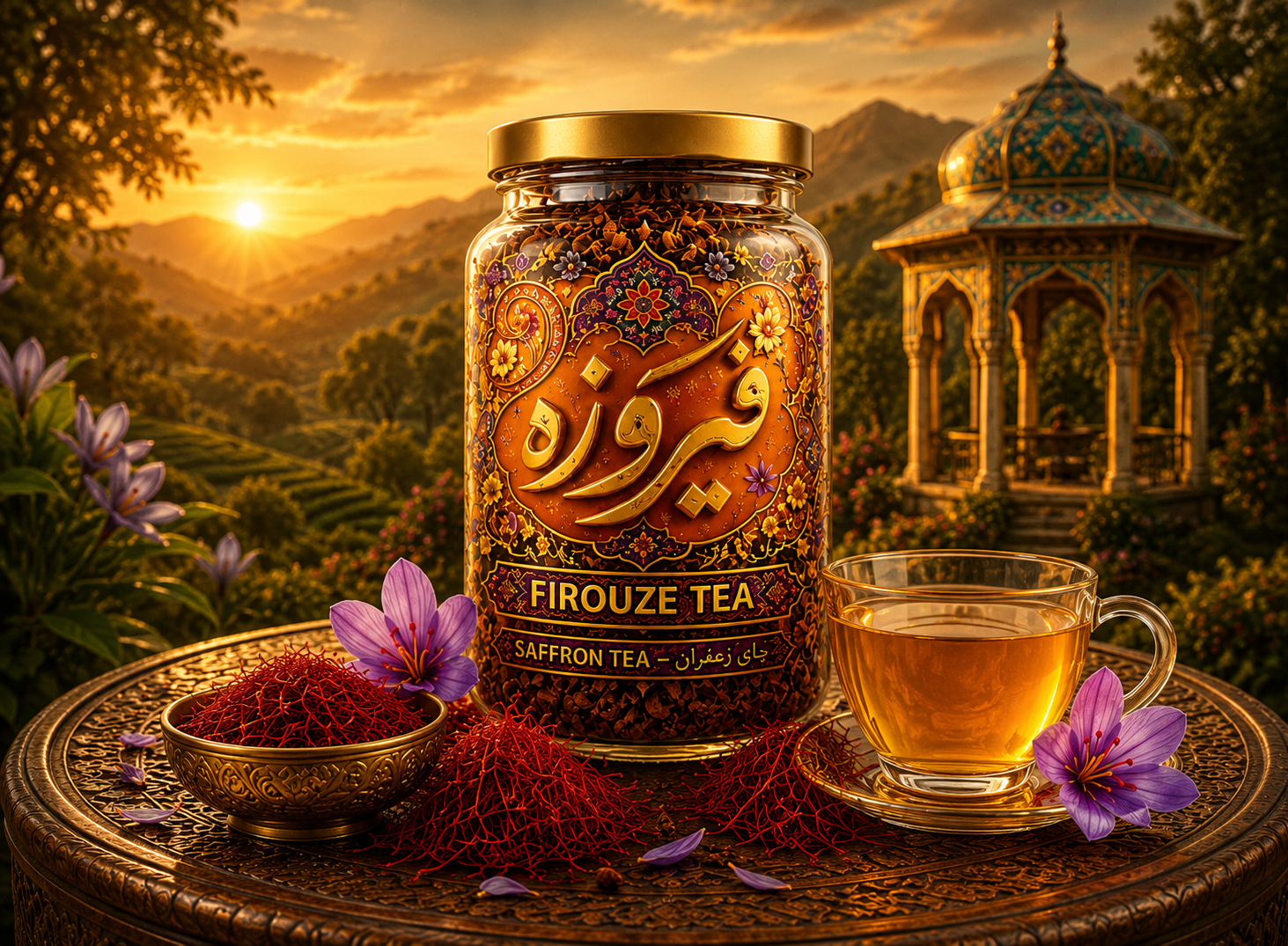 Saffron Tea garden