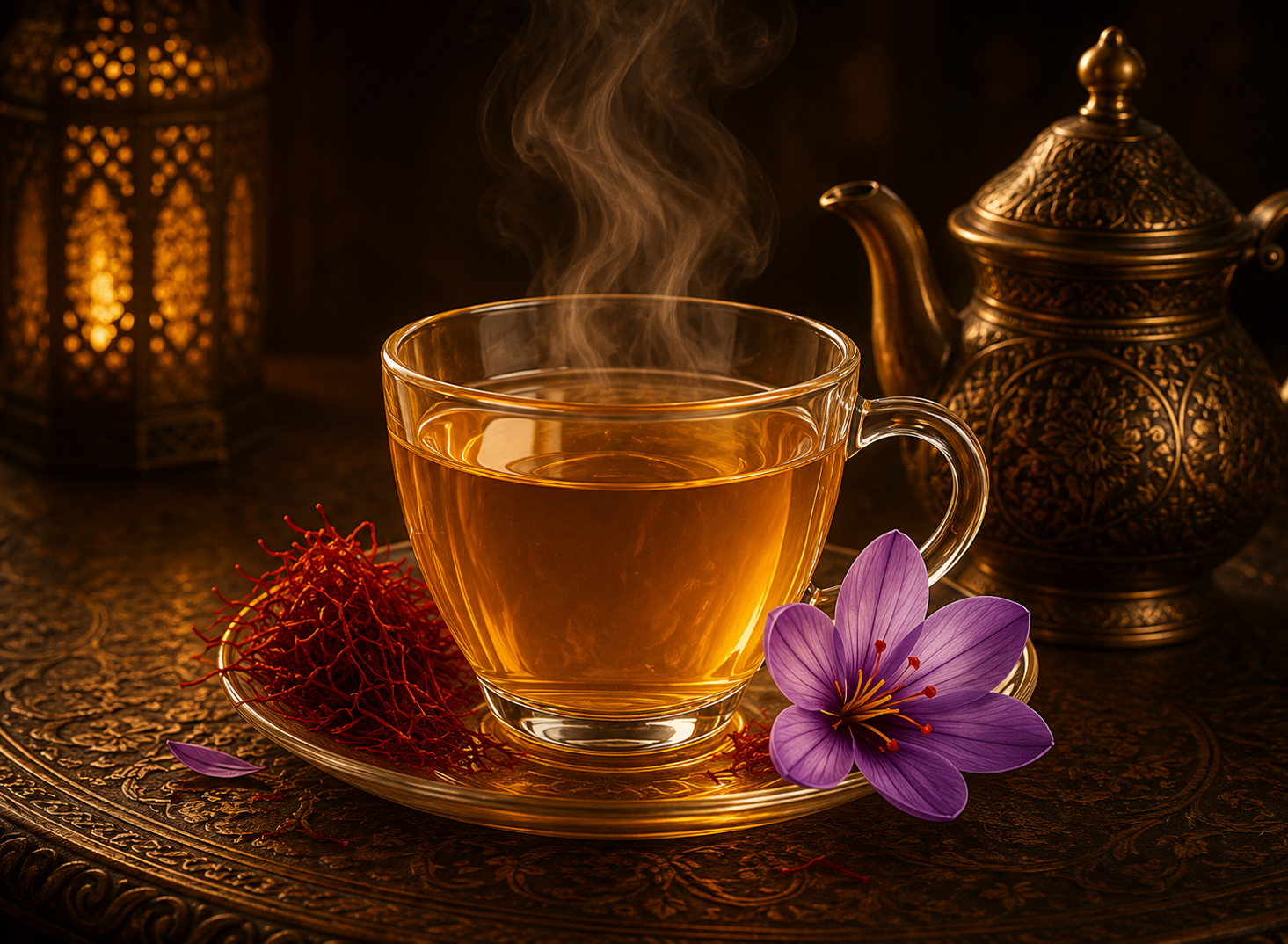 Saffron Tea